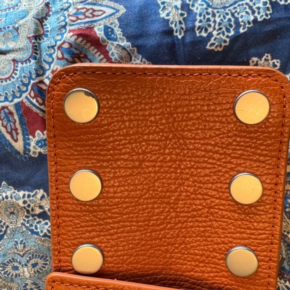 EUC Hammitt Candlelight Orange 310 cell-phone wallet - Picture 4 of 6